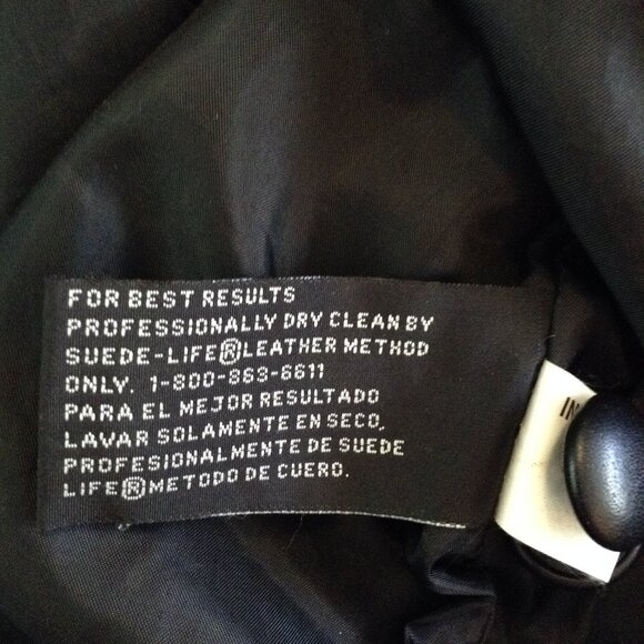 VTG JC Penney "XL" Women's Leather Jacket; Belted, classic, Timeless, Rich, Soft - Picture 6 of 6